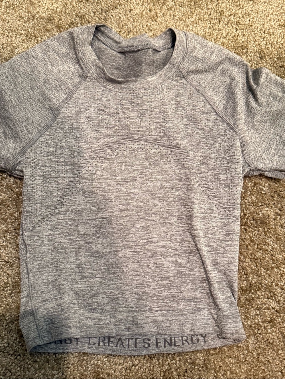 🩶 lululemon Swiftly Tech Short-Sleeve Shirt 2.0 — Heathered Grey